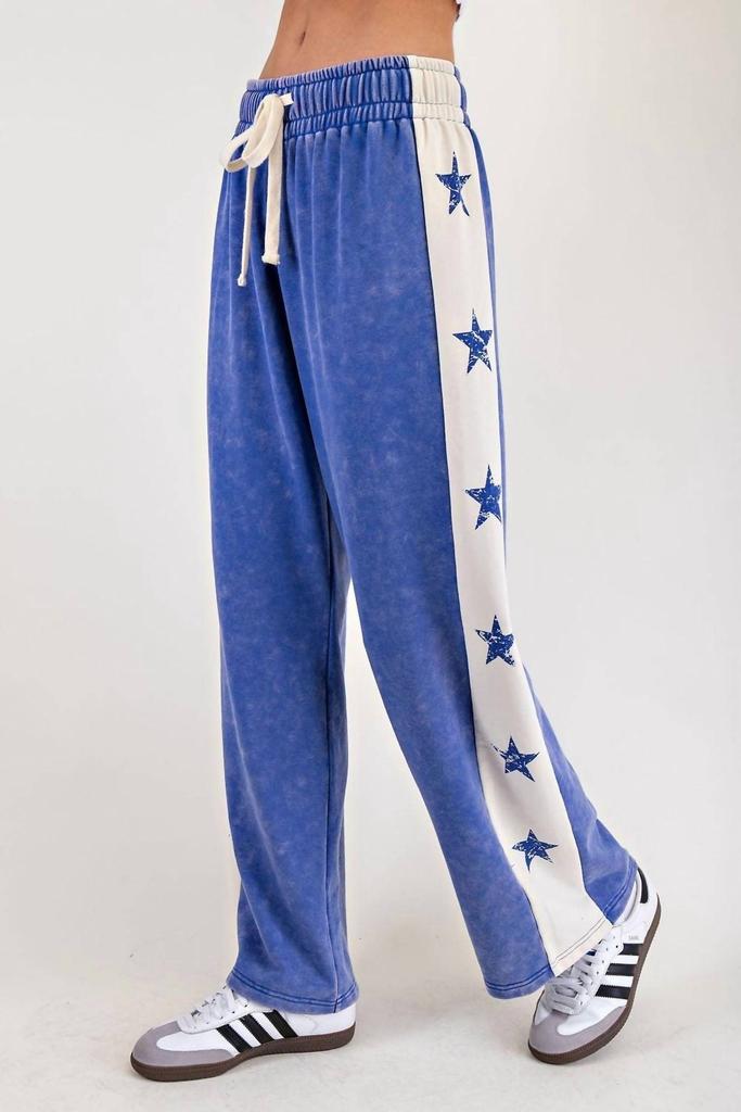 ee:some Ee:Some - Star Mineral Wash Sweatpants
