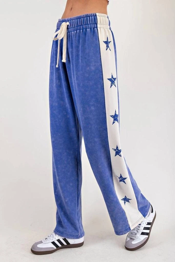 ee:some Ee:Some - Star Mineral Wash Sweatpants 1