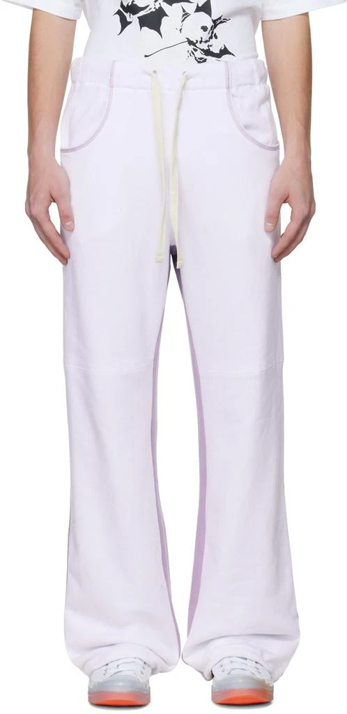 TheOpen Product SSENSE Exclusive White Contrast Lounge Pants 1