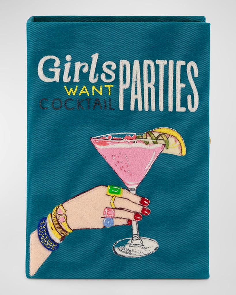 Olympia Le-Tan Girls Want Cocktail Parties Book Clutch Bag