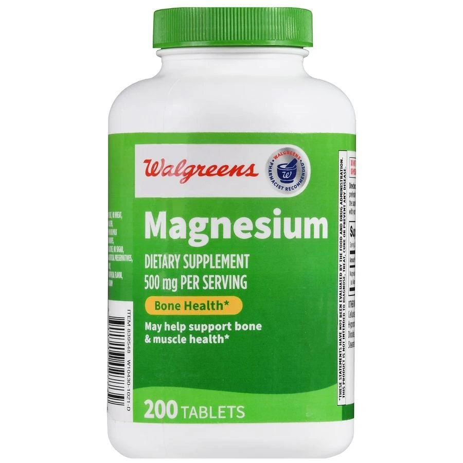 Walgreens Magnesium 500 mg Tablets 2