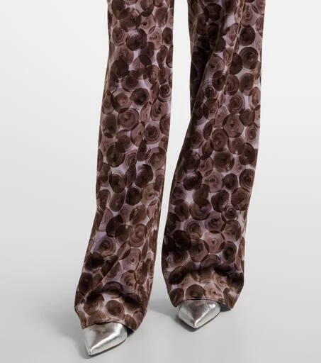 Dries Van Noten Pantera cotton-blend straight pants 5