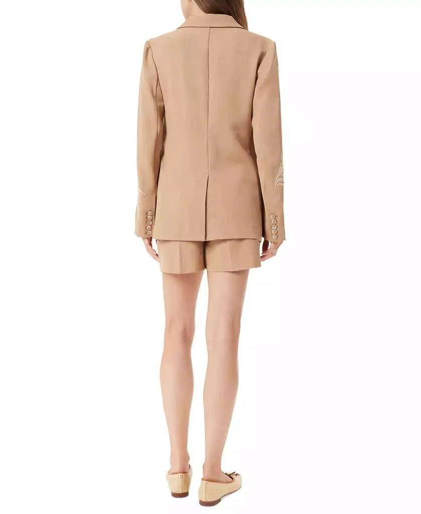 Sam Edelman Women's Fallon Embroidered Two-Button Blazer 2