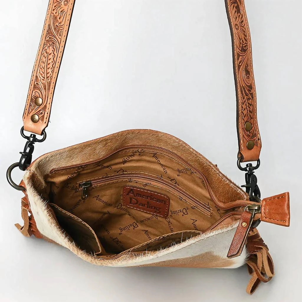 American Darling American Darling - Women's Cowhide Genuine Leather Messenger Bag 4