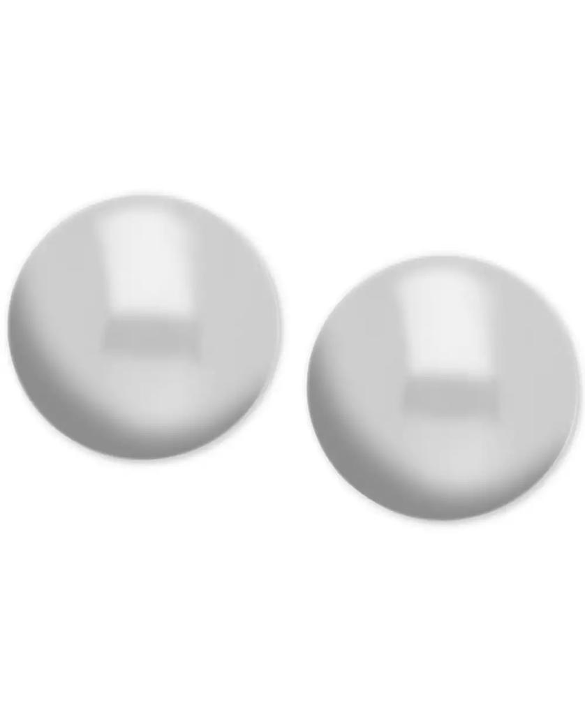 Essentials Ball Stud Silver Plate Earrings