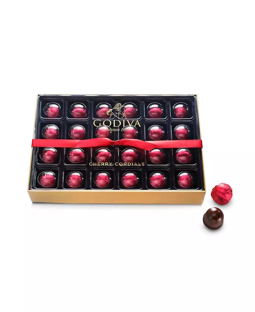 Godiva Cherry Cordial Gift Box, 24 Pieces