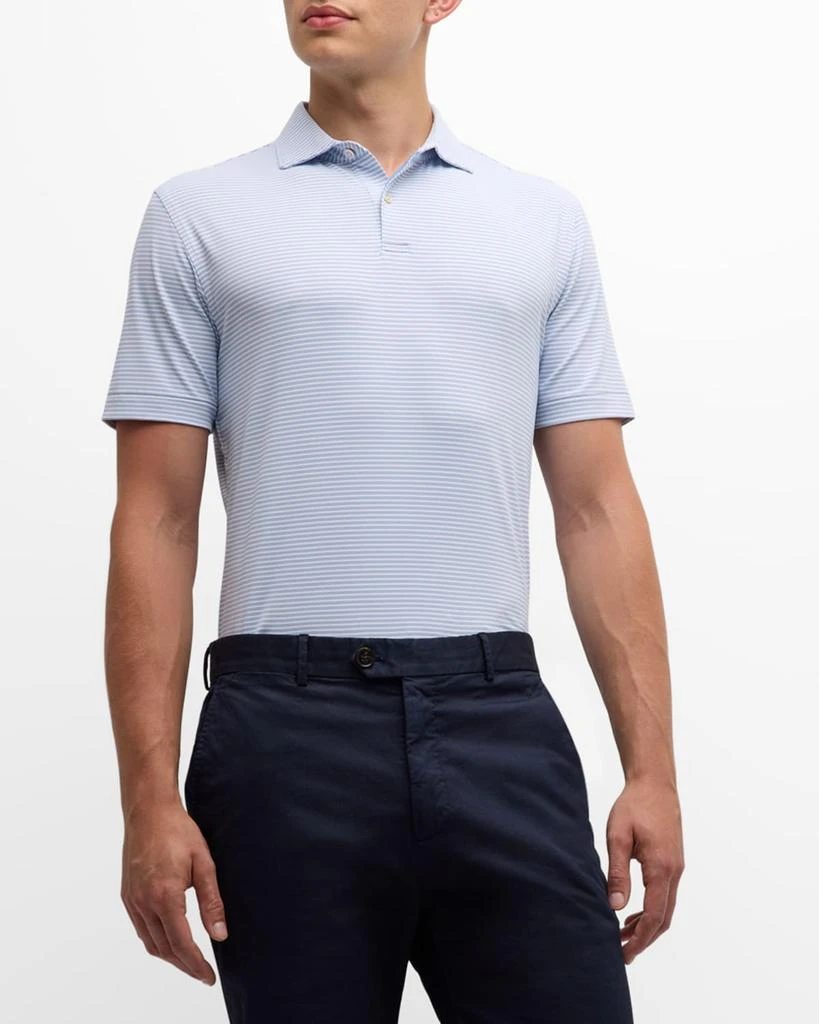 Peter Millar Men's Ambrose Performance Jersey Polo Shirt 4
