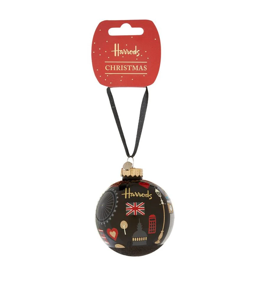 Harrods Glitter London Bauble 1