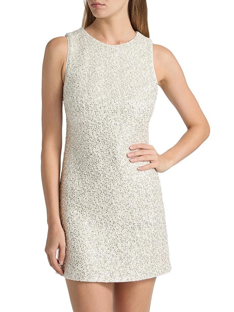 Alice + Olivia Cade Sequined Mini Shift Dress 3