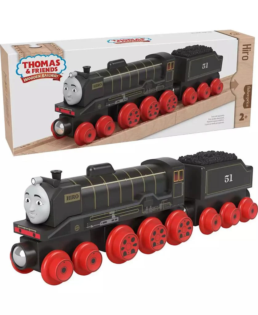 Fisher Price Thomas and Friends Wooden Railway, Hiro Engine and Coal-Car 1