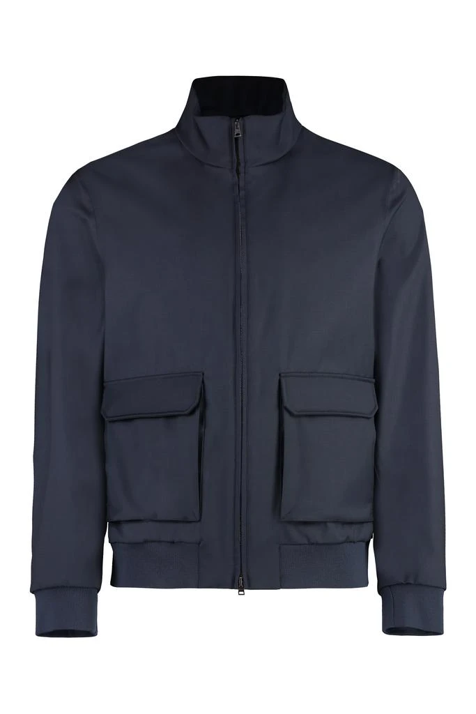 Herno STORM WOOL LAYERED BOMBER JACKET 1