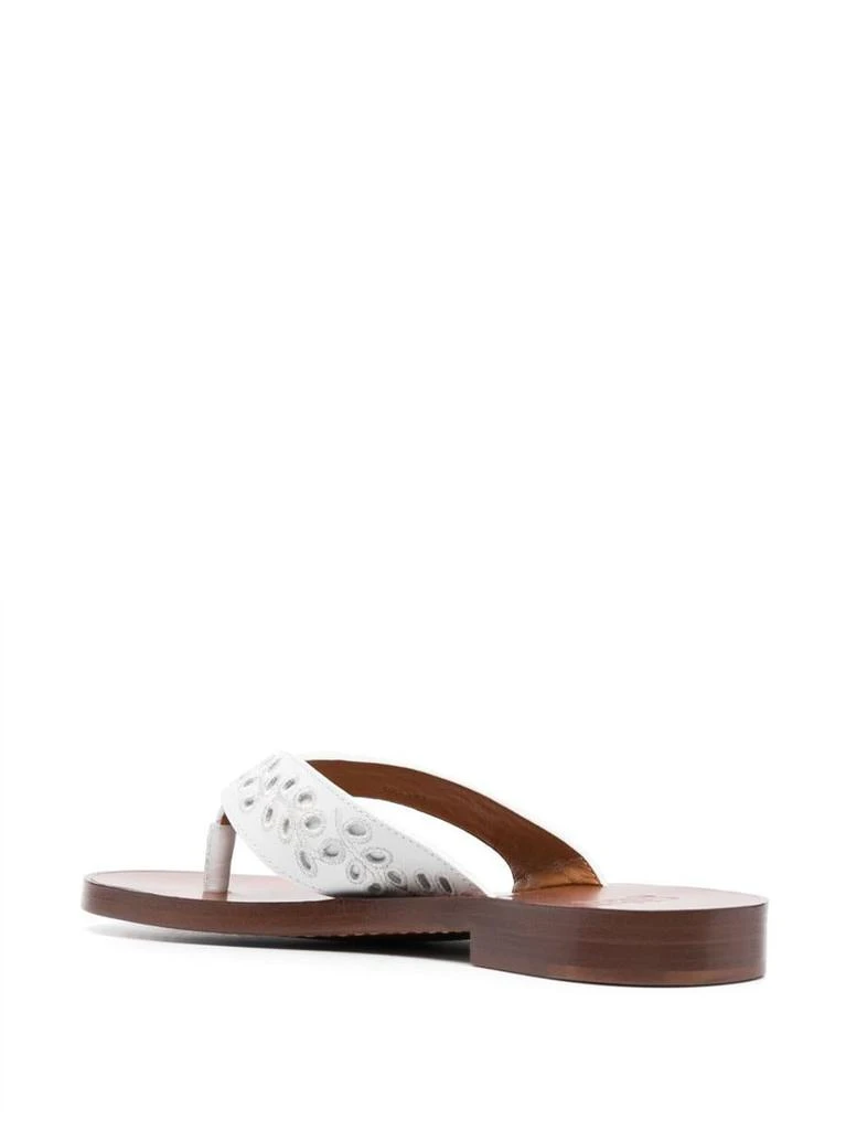 Chloé Chloé X Eres Paz Leather Thong Sandals 3