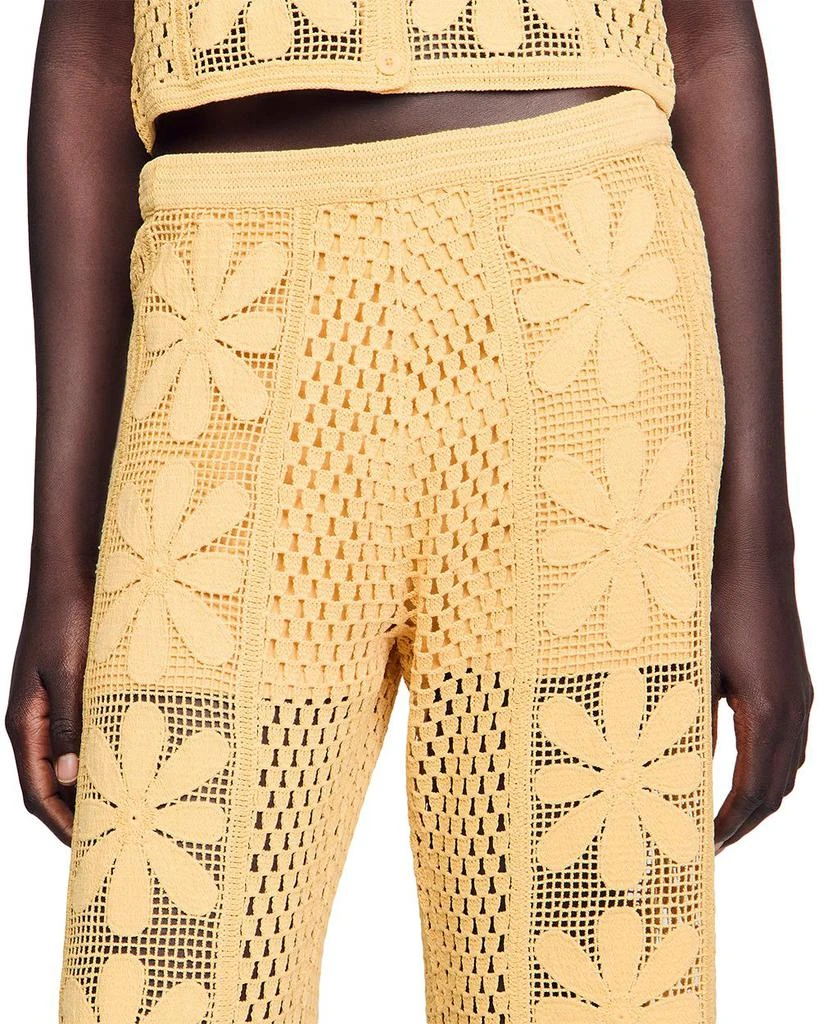 Sandro Crochet Pants 4