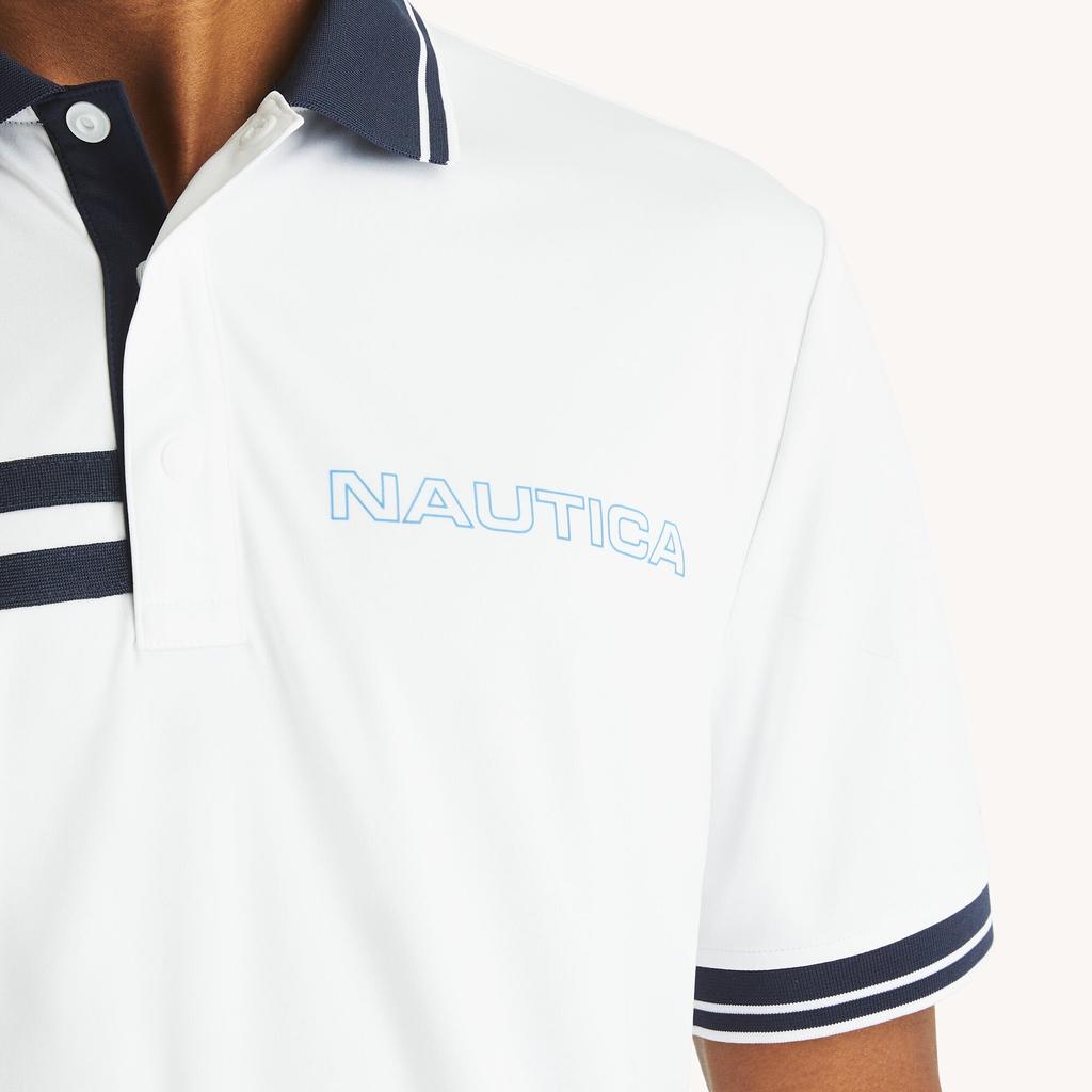 Nautica Mens Navtech Classic Fit Polo