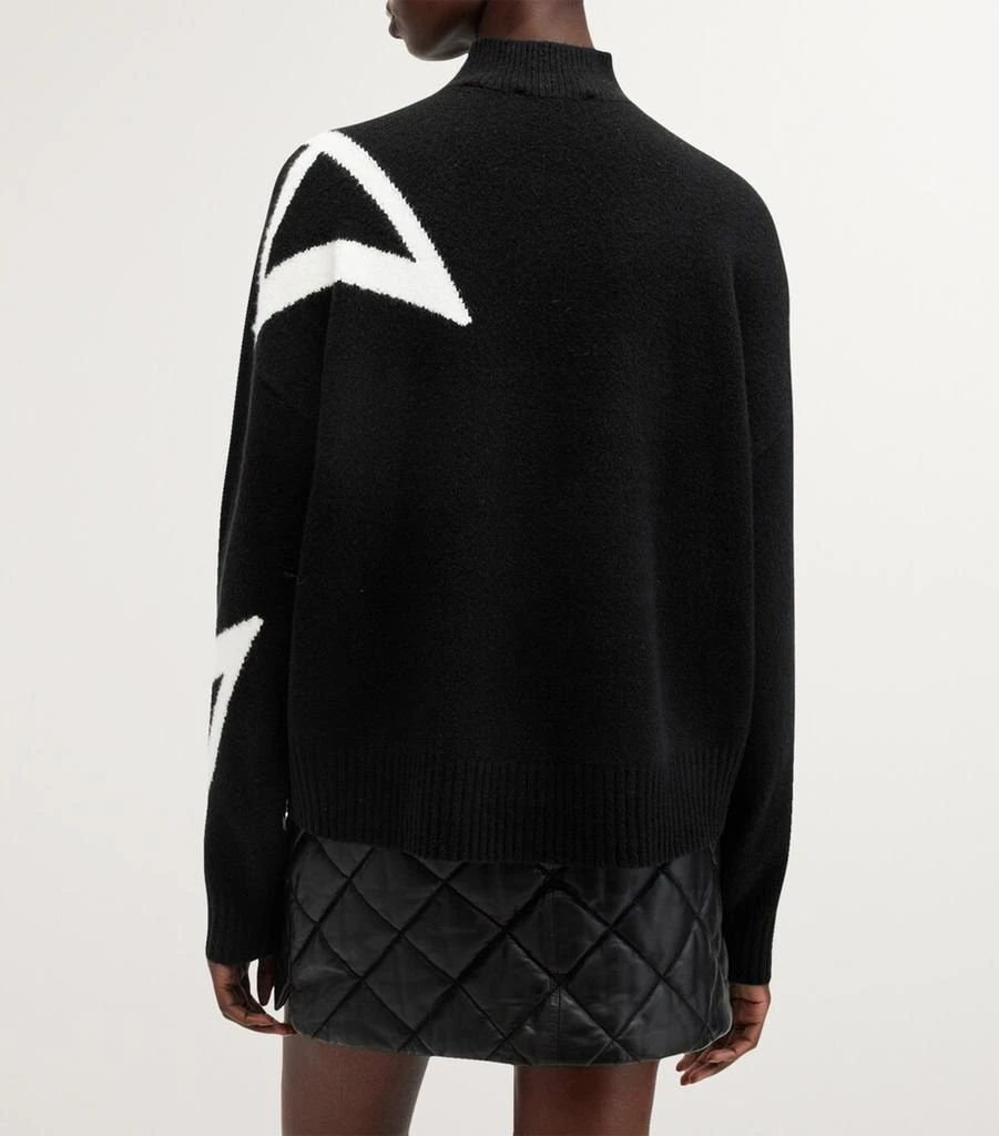 ALL SAINTS Wool-Blend A Star Sweater 6