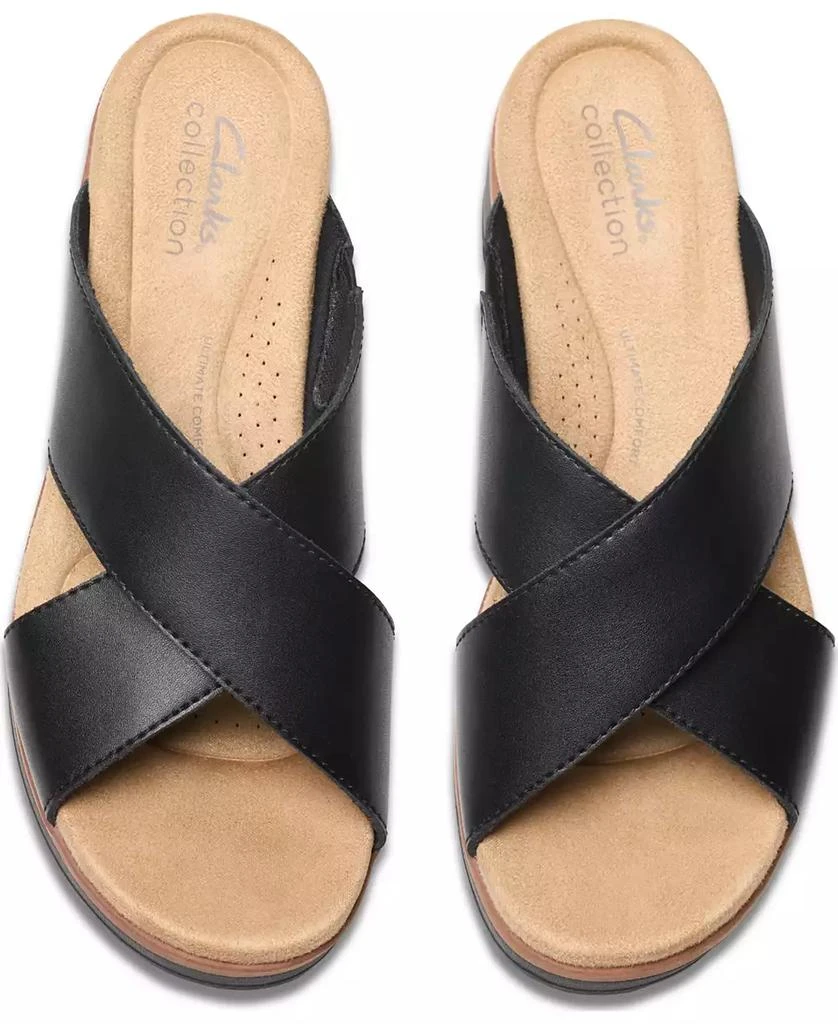 Clarks Collection Women's Wrenly Ivy Wedge Sandals 4
