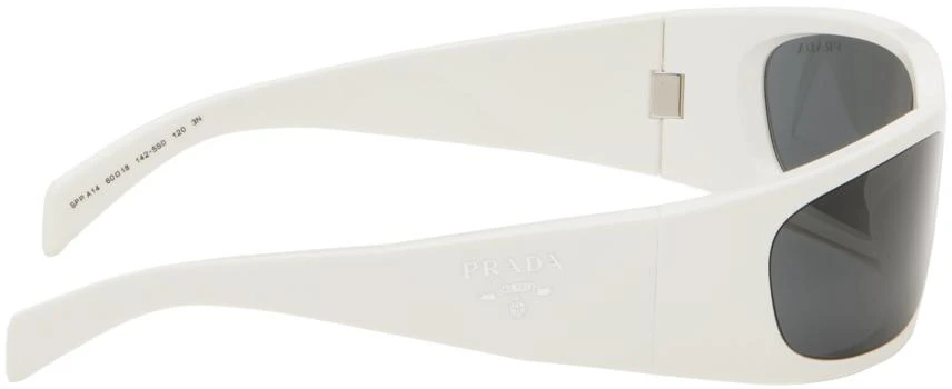 Prada White Symbole Sunglasses 2