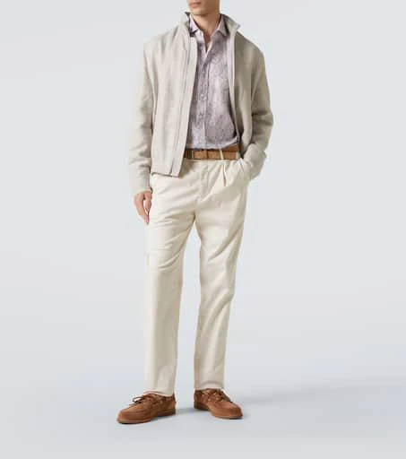 Brunello Cucinelli Printed linen shirt 2