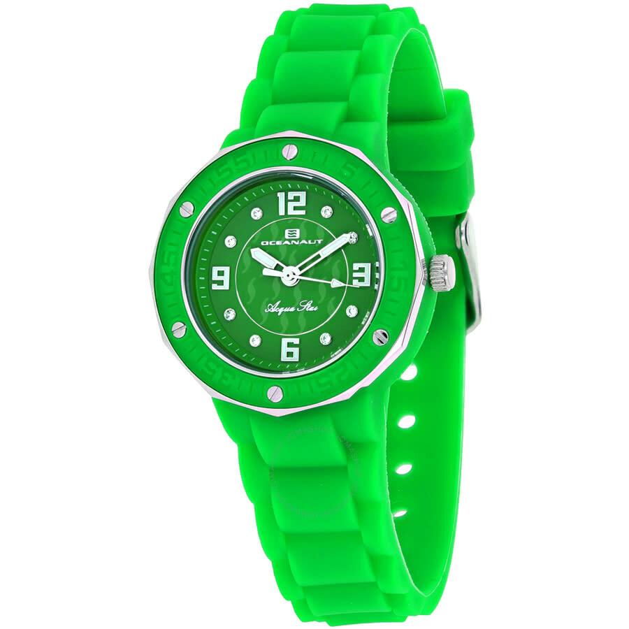 Oceanaut Acqua Star Quartz Green Dial Ladies Watch OC0439
