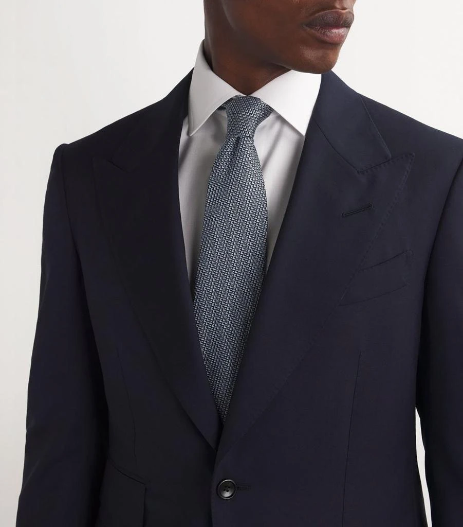 PAL ZILERI Silk Micro Check Tie 3