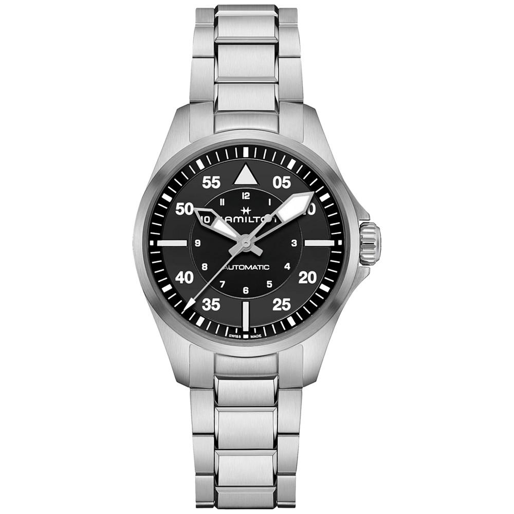 Hamilton Women's Swiss Automatic Khaki Aviation Stainless Steel Bracelet Watch 36mm