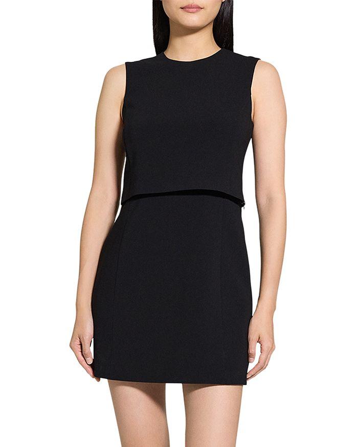 Theory Layered Look Mini Dress