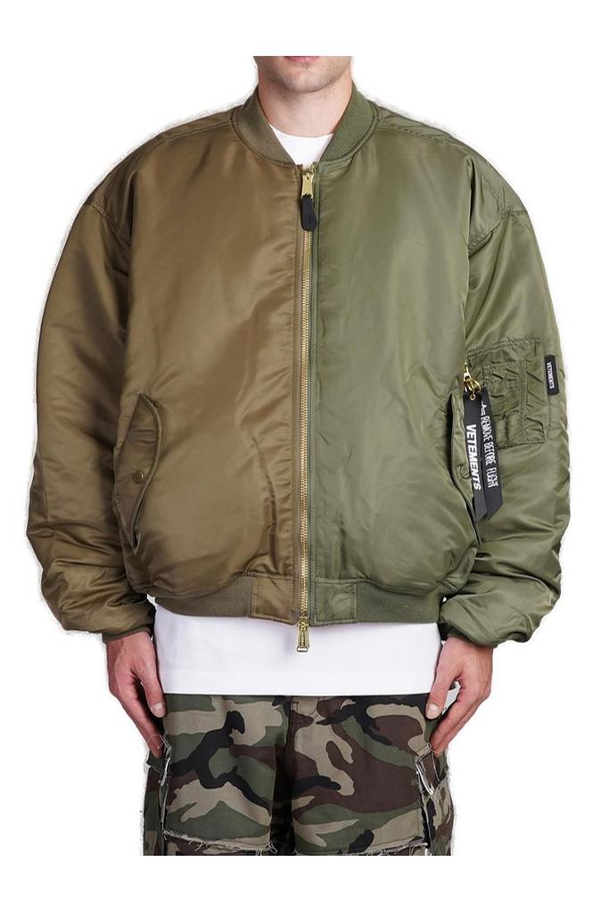 新品 VETEMENTS × ALPHA CAMO Bomber JKT Vetements 'camo' X Alpha Industries Reversible Bomber Jacket