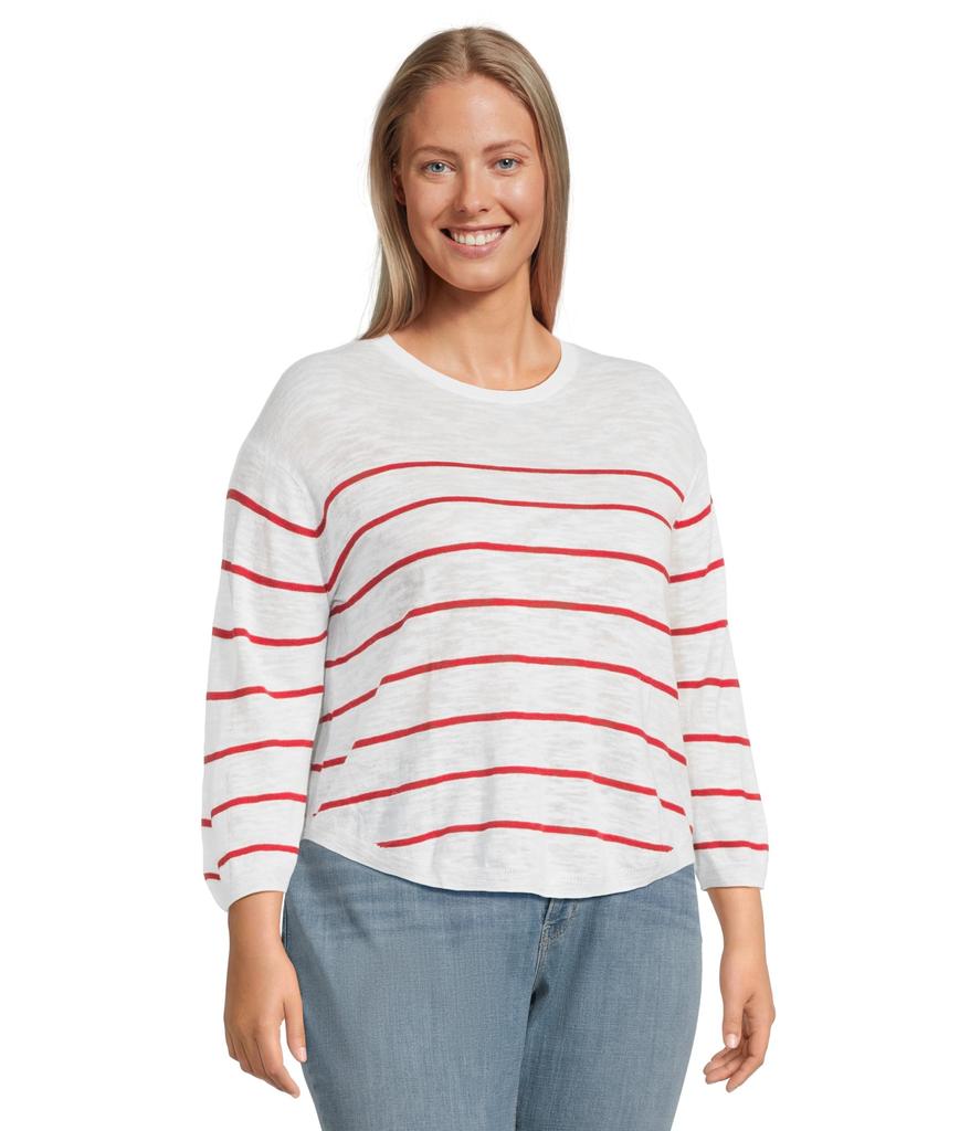 Mod-o-doc 3/4 Sleeve Swing Sweater