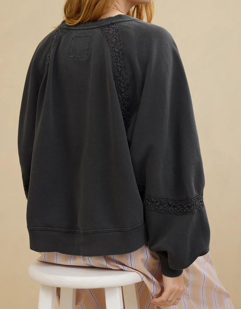 Aerie Aerie Hey Crochet Sweatshirt