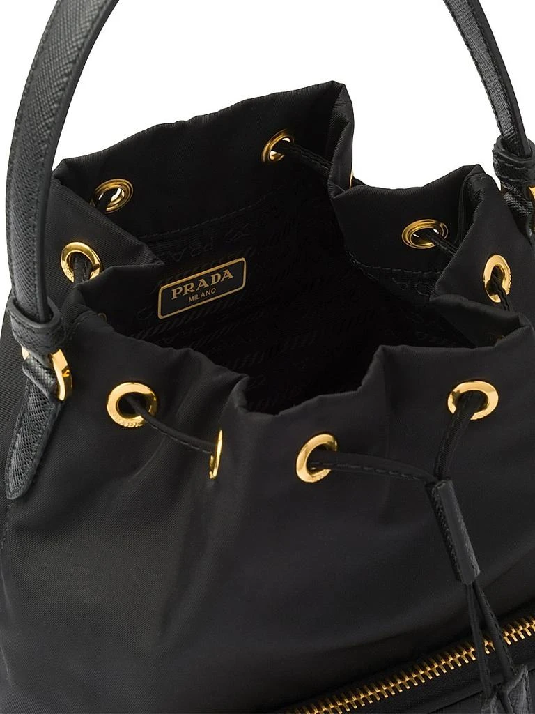 Prada Duet Re-Nylon Bucket Bag 5