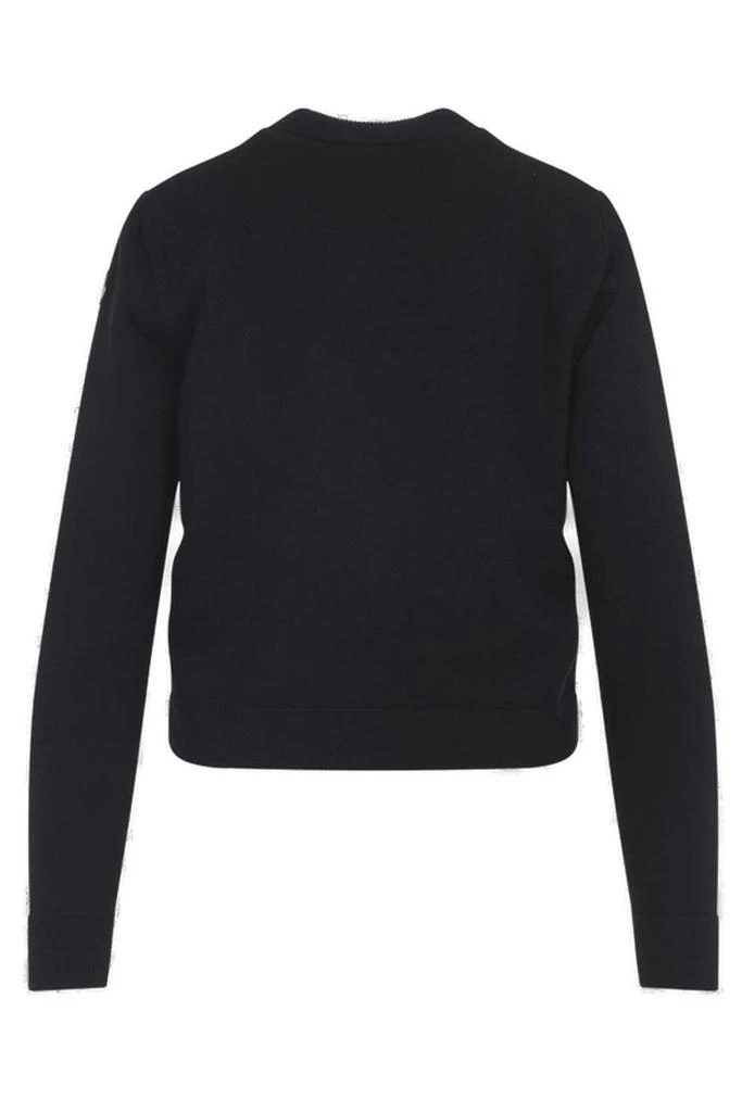 Moncler Moncler Logo Patch Zip-Up Quilted Jacket 2