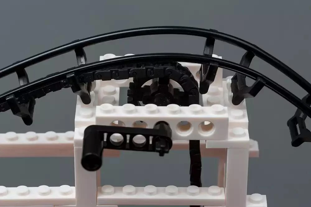 MIEH CDX Blocks Brick Construction Flyer Roller Coaster Building Set 4