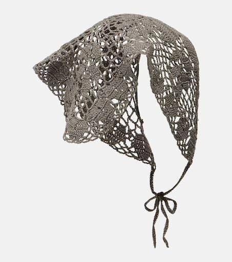 Magda Butrym Crochet cotton scarf 4