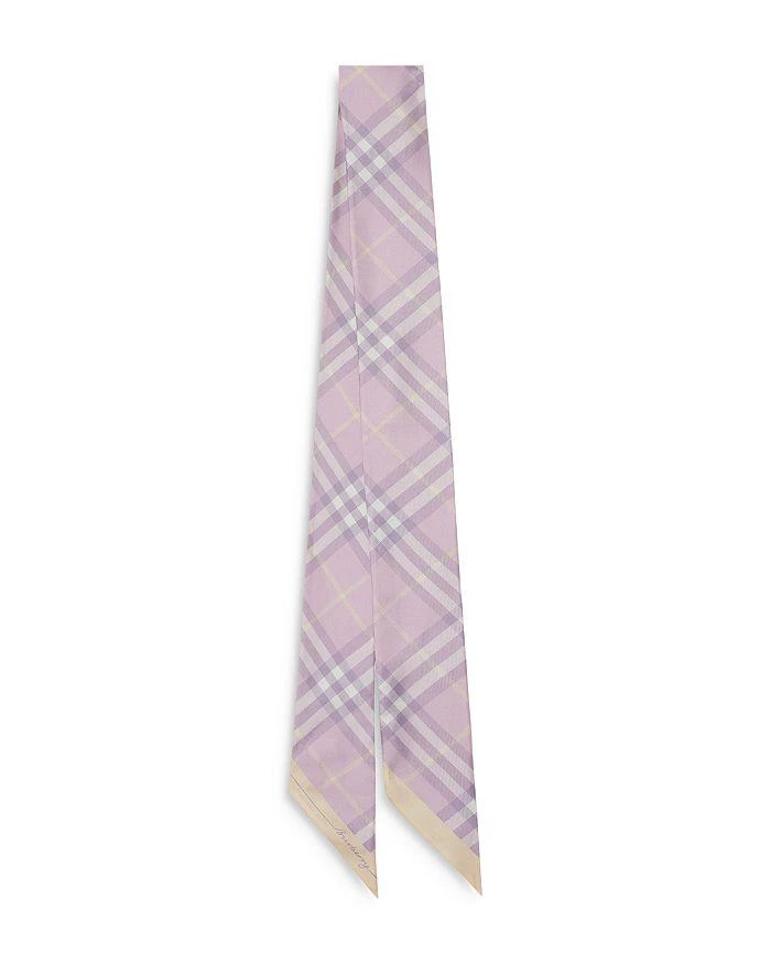 Burberry Check Silk Skinny Scarf 1