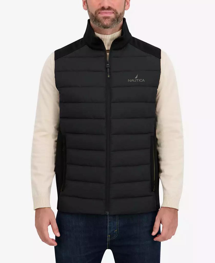 Nautica Men's Transitional Mixed Media Vest