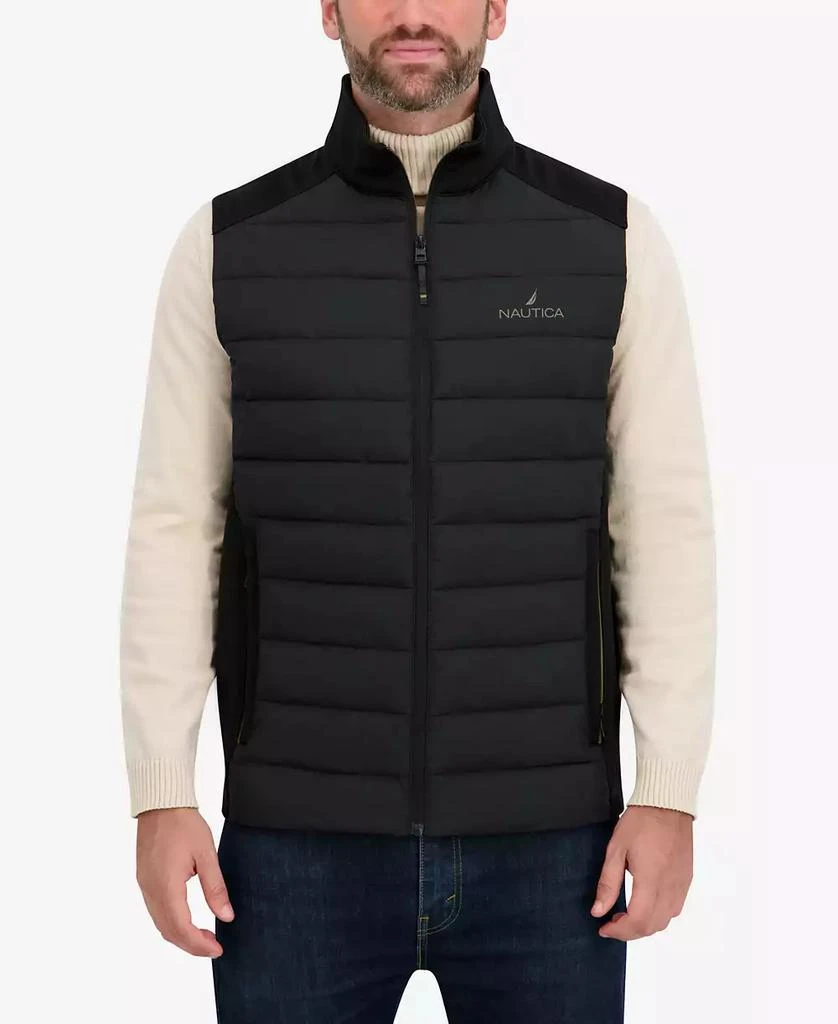 Nautica Men's Transitional Mixed Media Vest 1