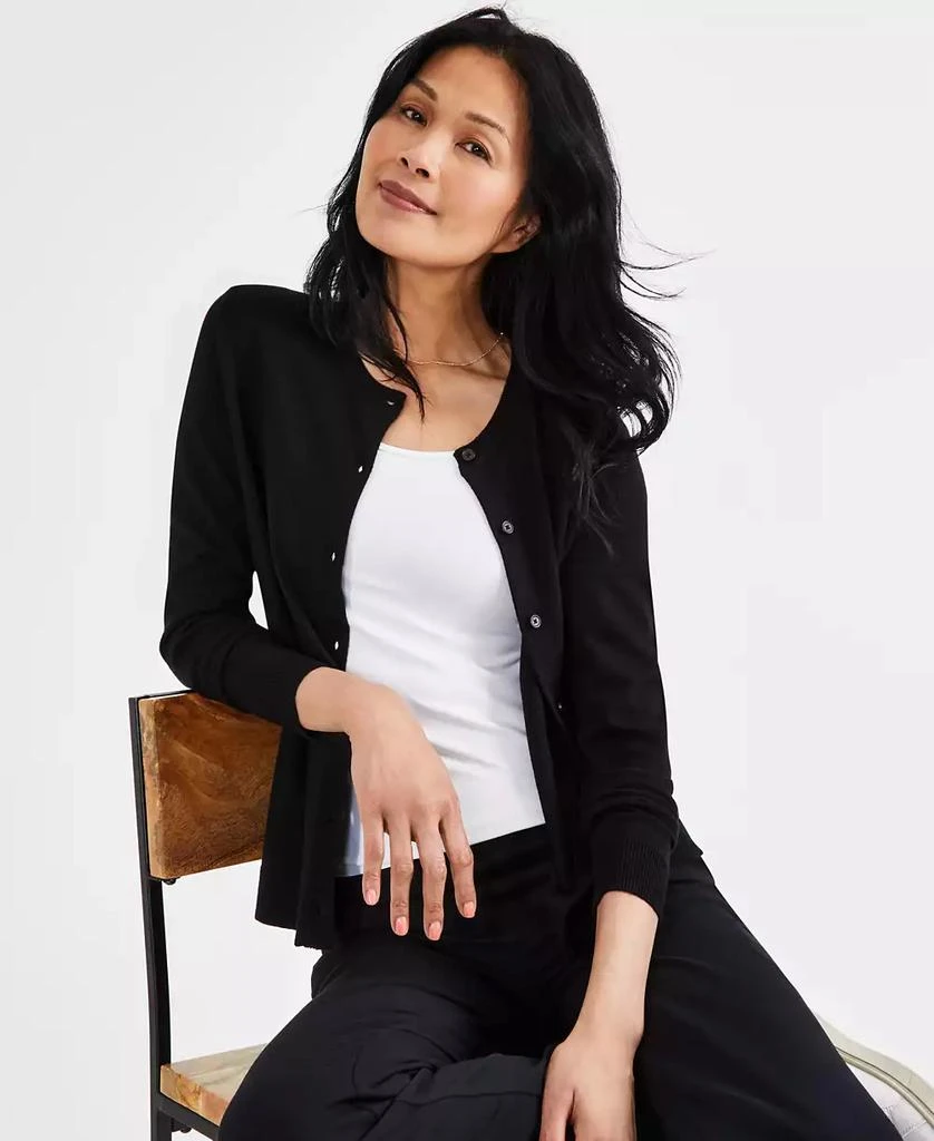 Style & Co Women's Button-Up Cardigan, Regular & Petite, Created for Macy's 1