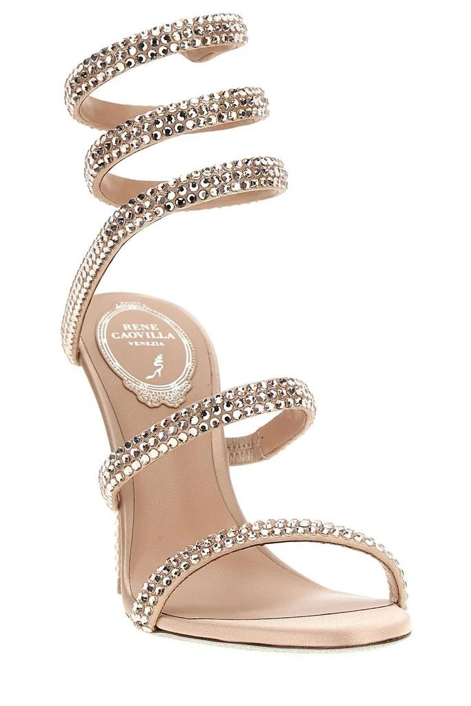 Rene Caovilla René Caovilla Cleo Embellished Open Toe Sandals 2