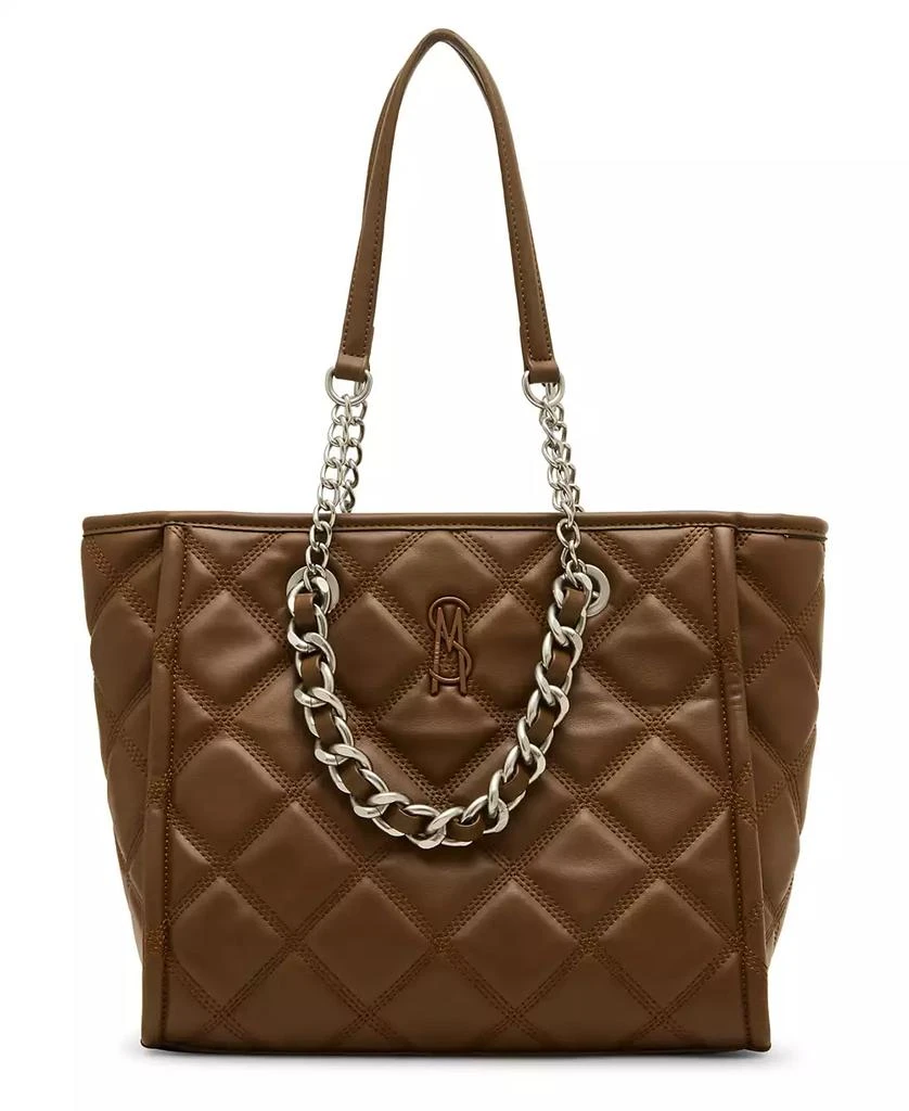 Steve Madden Katt Faux Leather Quilted Tote with Pouch 2