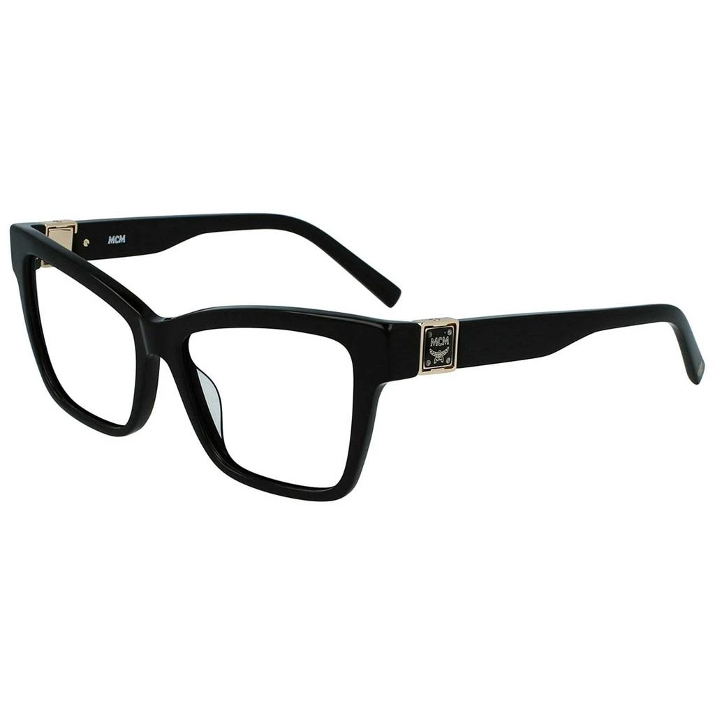 MCM MCM Women's Eyeglasses - Black Square Acetate Frame Clear Demo Lens | MCM2719 001 1