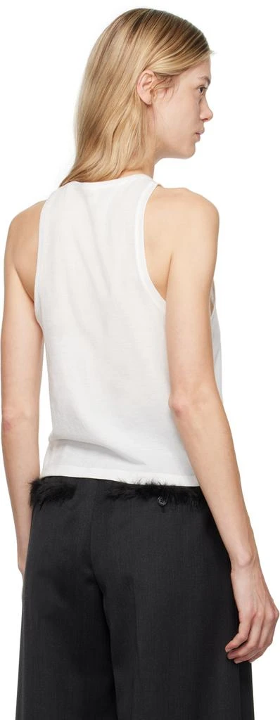 Khaite White 'The Netta' Tank Top 3