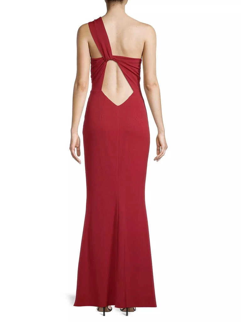 Katie May Edgy Asymmetrical One-Shoulder Gown 5