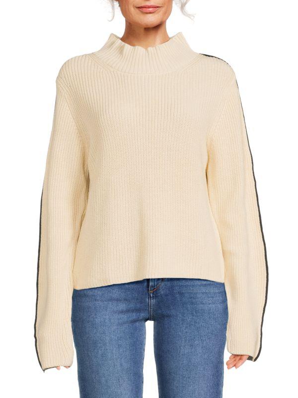 French Connection Mozart Piped Knit Sweater