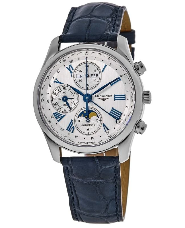 Longines Longines Master Collection Automatic 40mm Silver Dial Leather Strap Men's Watch L2.673.4.71.2 1