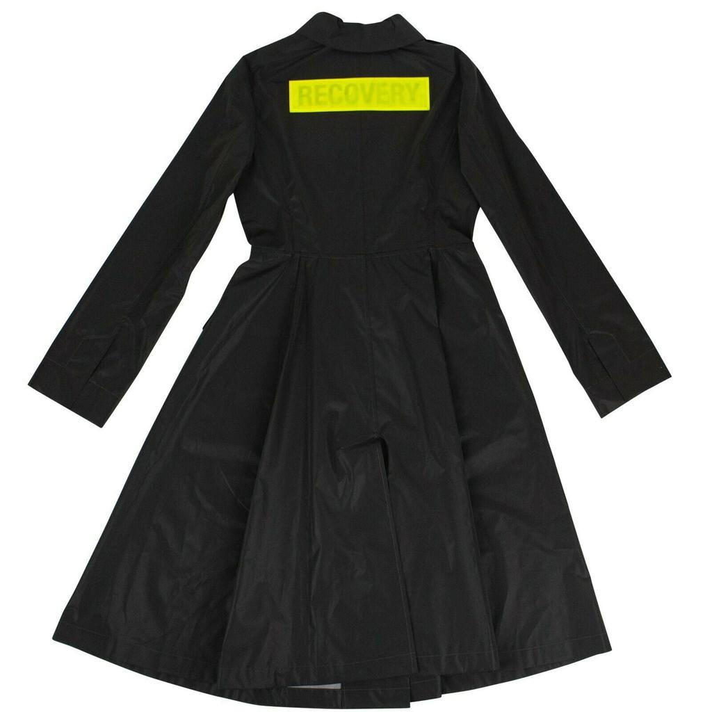Palm Angels Women's 'Recovery' Windbreaker Coat - Black