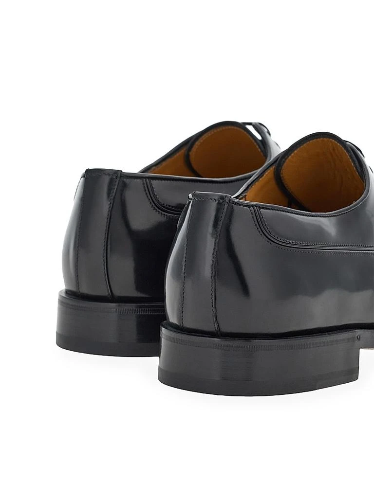 Salvatore Ferragamo Fermin Leather Lace-Up Shoes 6