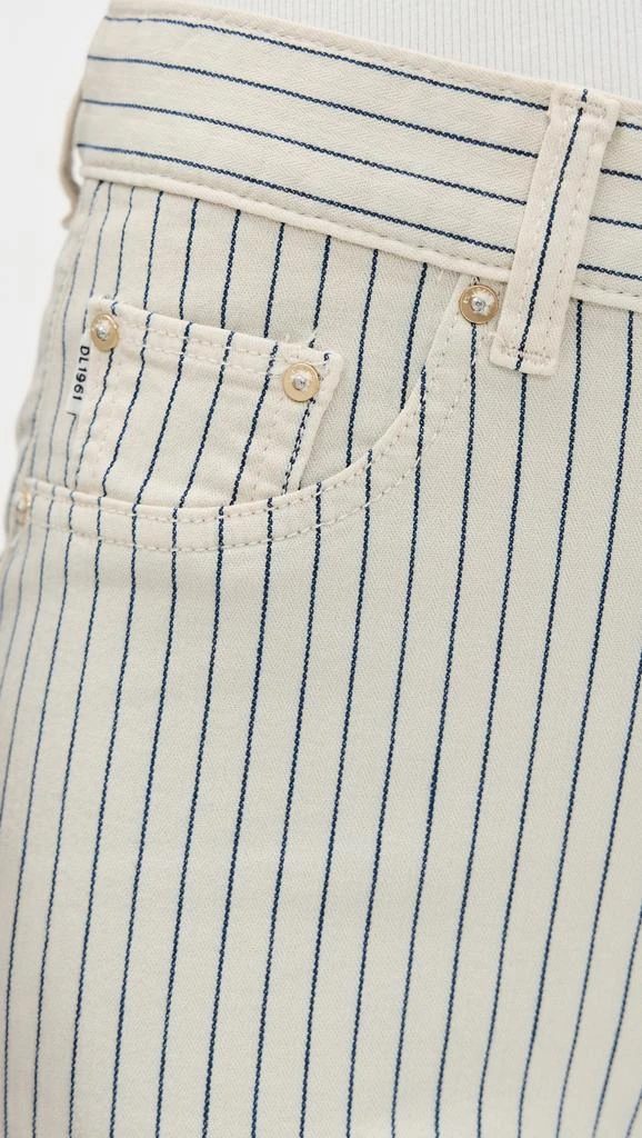 DL1961 Hepburn Wide Leg High Rise Ankle Jeans 5