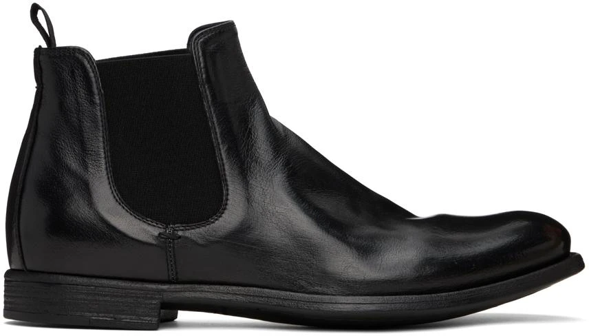 Officine Creative Black Chronicle 123 Chelsea Boots 1