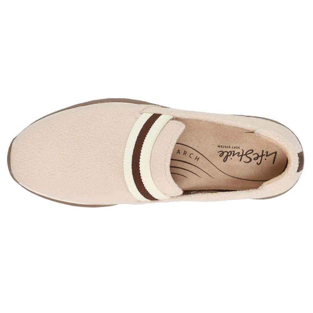 LifeStride Haddie Oatmeal Teddy Slip On Sneakers 4