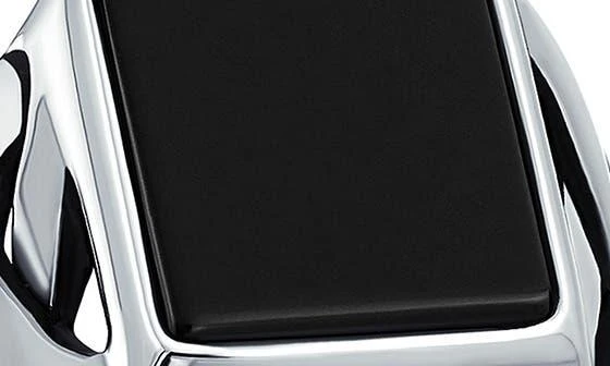 BLING JEWELRY Men
s Sterling Silver Semiprecious Stone Signet Ring 5